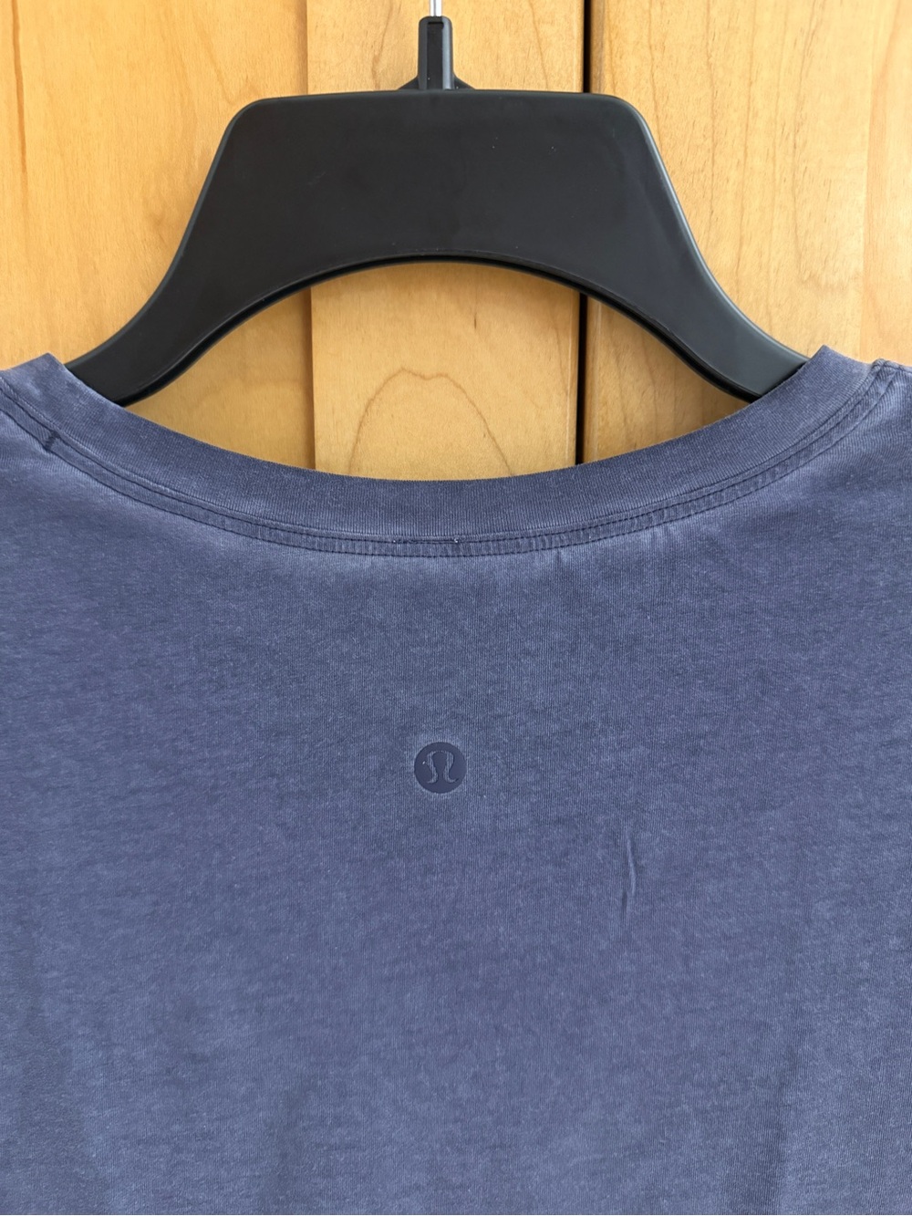 Lululemon Cates Tee Cropped *Fade Sublimado Pigment Dye Cadet Blue Size 8 - Picture 10 of 11